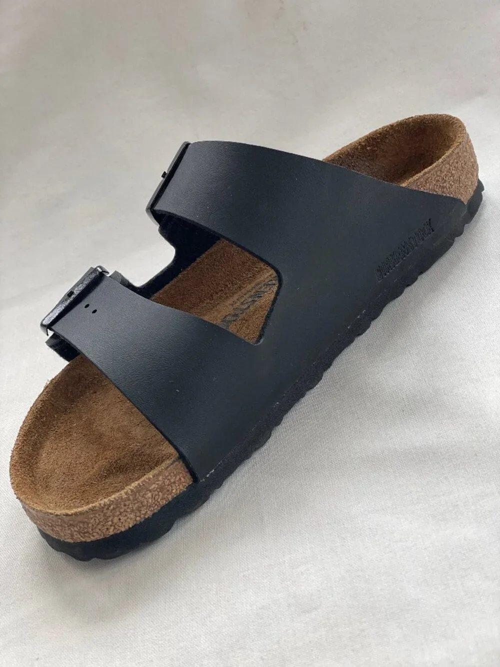Birkenstock Arizona BS Regular Women 8 Men 6 Black Leather Sandal 0051791 Unisex - Picture 3 of 11